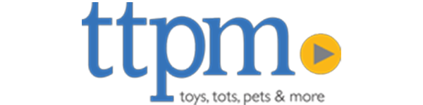 TTPM toys, tots, pets & more Logo